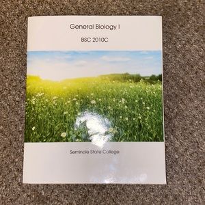 Seminole State College General Biology 1 Textbook